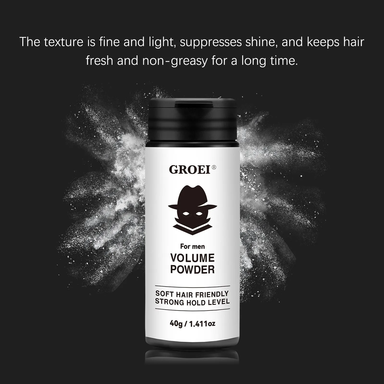 40g hair styling powder compact for oil control and volume