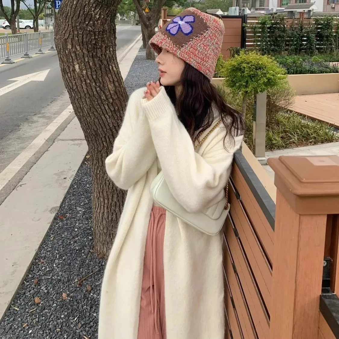 Women's Ice Silk sleeveless shoulder strap cardigan coat in beige, black, gray, khaki gray, and pink