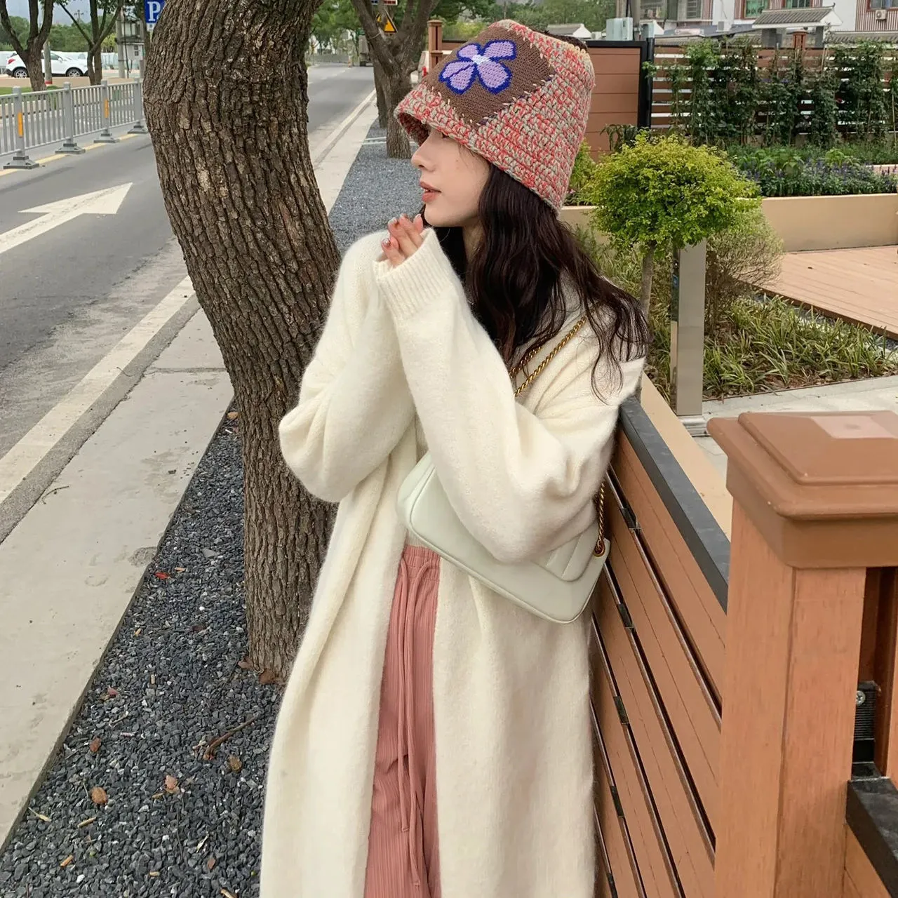 Women's Ice Silk sleeveless shoulder strap cardigan coat in beige, black, gray, khaki gray, and pink