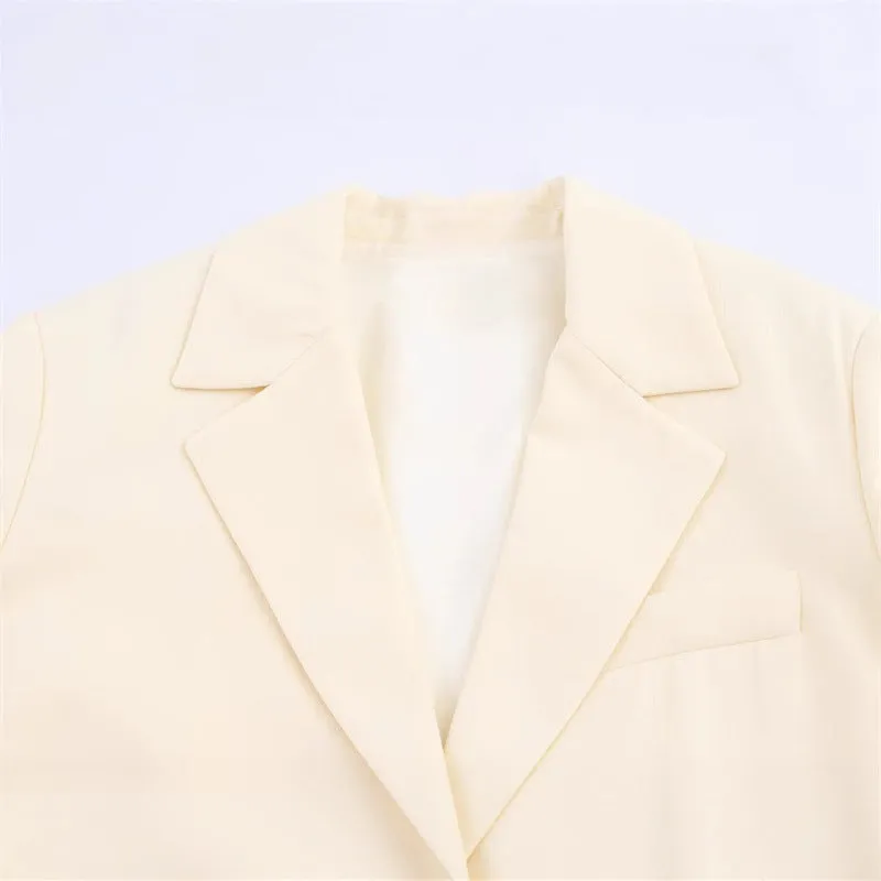 Women's polyester coat with drawstring waist and pockets, 100 cm length, in picture colour