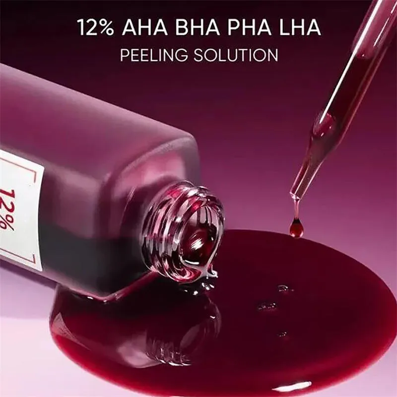 Facial exfoliating care solution essence bottle 30ml or 35ml for skin care