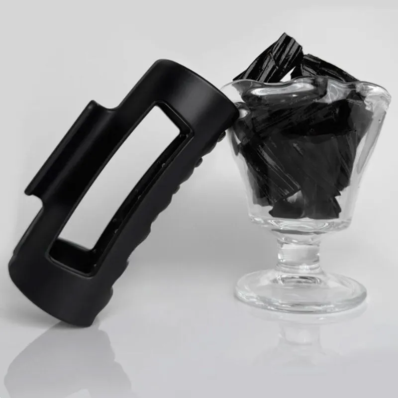 Soft silicone shark clip in 13cm size available in four colours with drop-resistant design