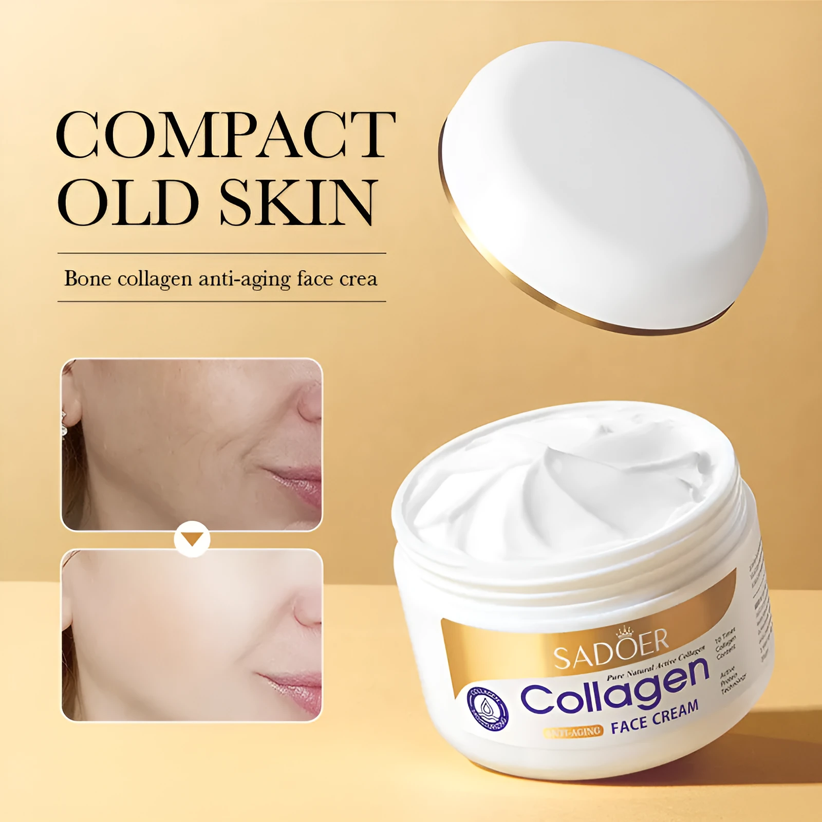 Collagen Moisturizing Skin Rejuvenation Moisturizing Cream 100g jar