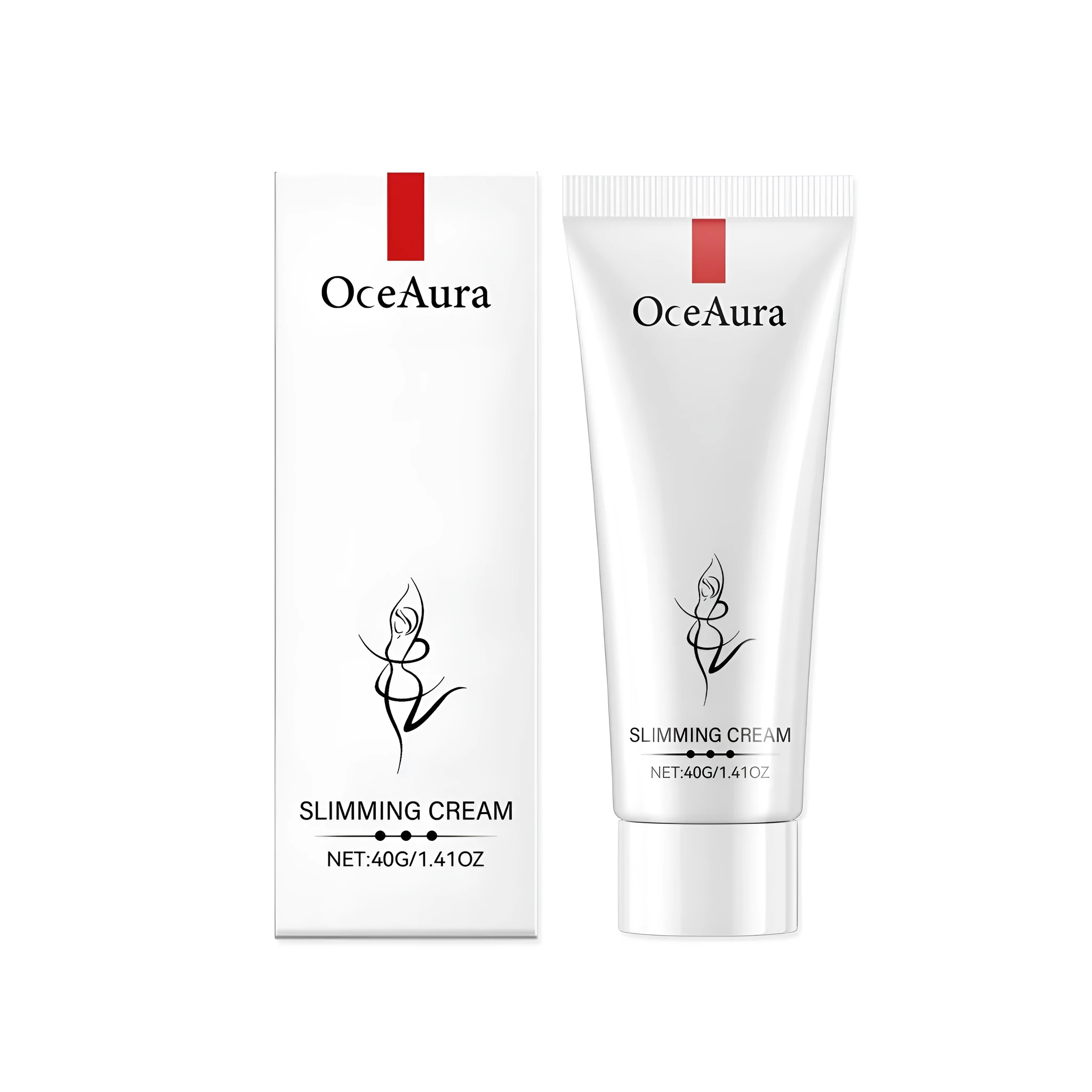 Body Slimming And Body Shaping Cream 40g Firming Topical Treatment with Hyaluronic Acid Vitamin E Acetyl Hexapeptide-8 for Skin Toned Appearance Daily Use