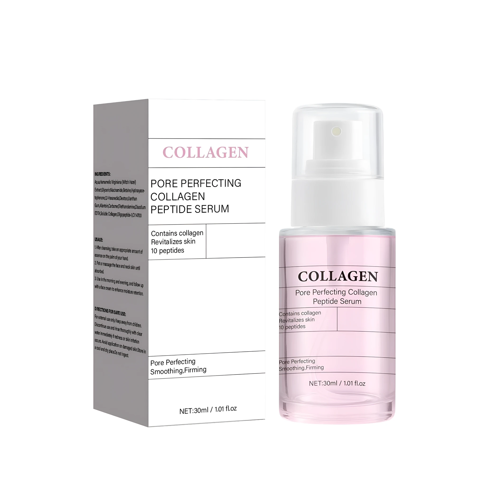 Collagen Peptide Pore Meticulous serum 30g in neutral packaging, a body care treatment.