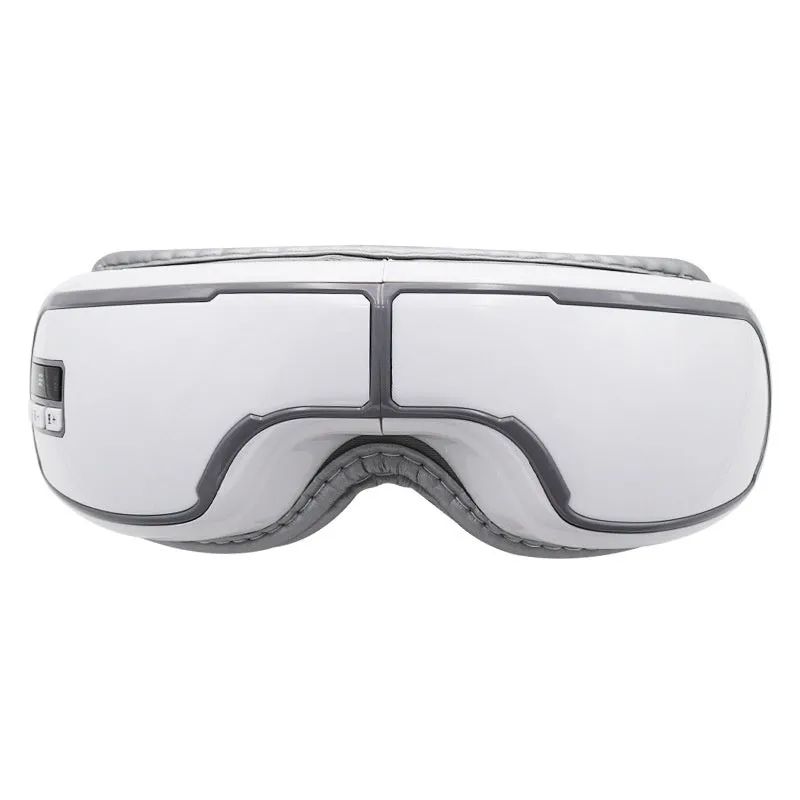 Wireless smart eye massager with protein skin and airbag hot compress