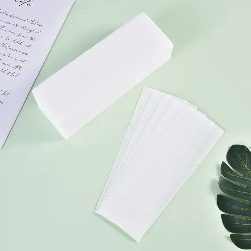 Non-woven fabric hair removal wax paper strips for wax application