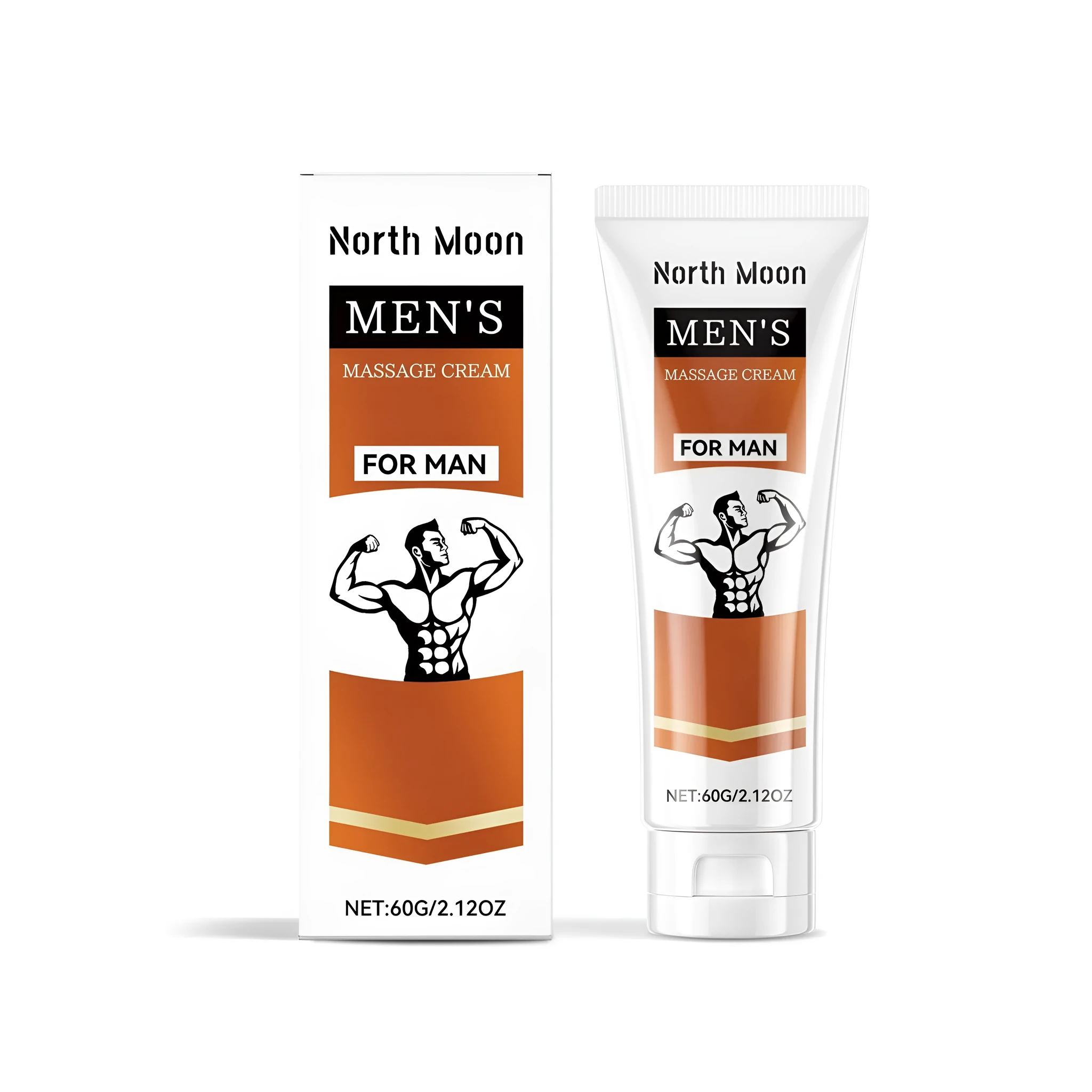 60g tube of men's massage care cream with ginseng and aloe vera