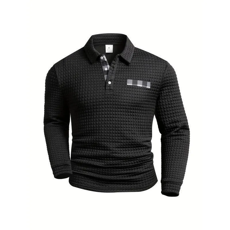 Men's loose fit modal knitwear top in army green, front view
