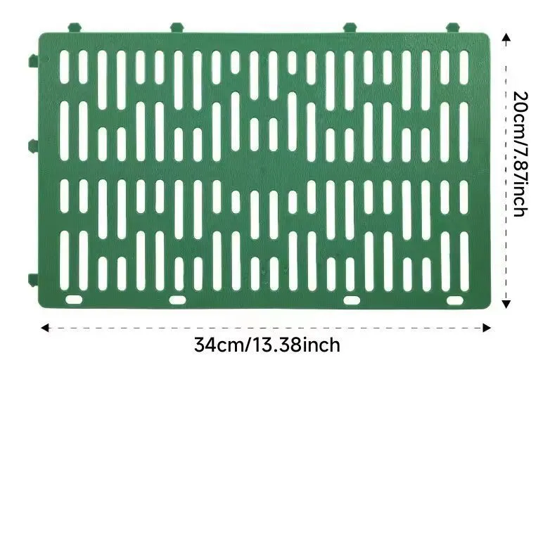Plastic simulated bark tree protective cover in green colour for outdoor use