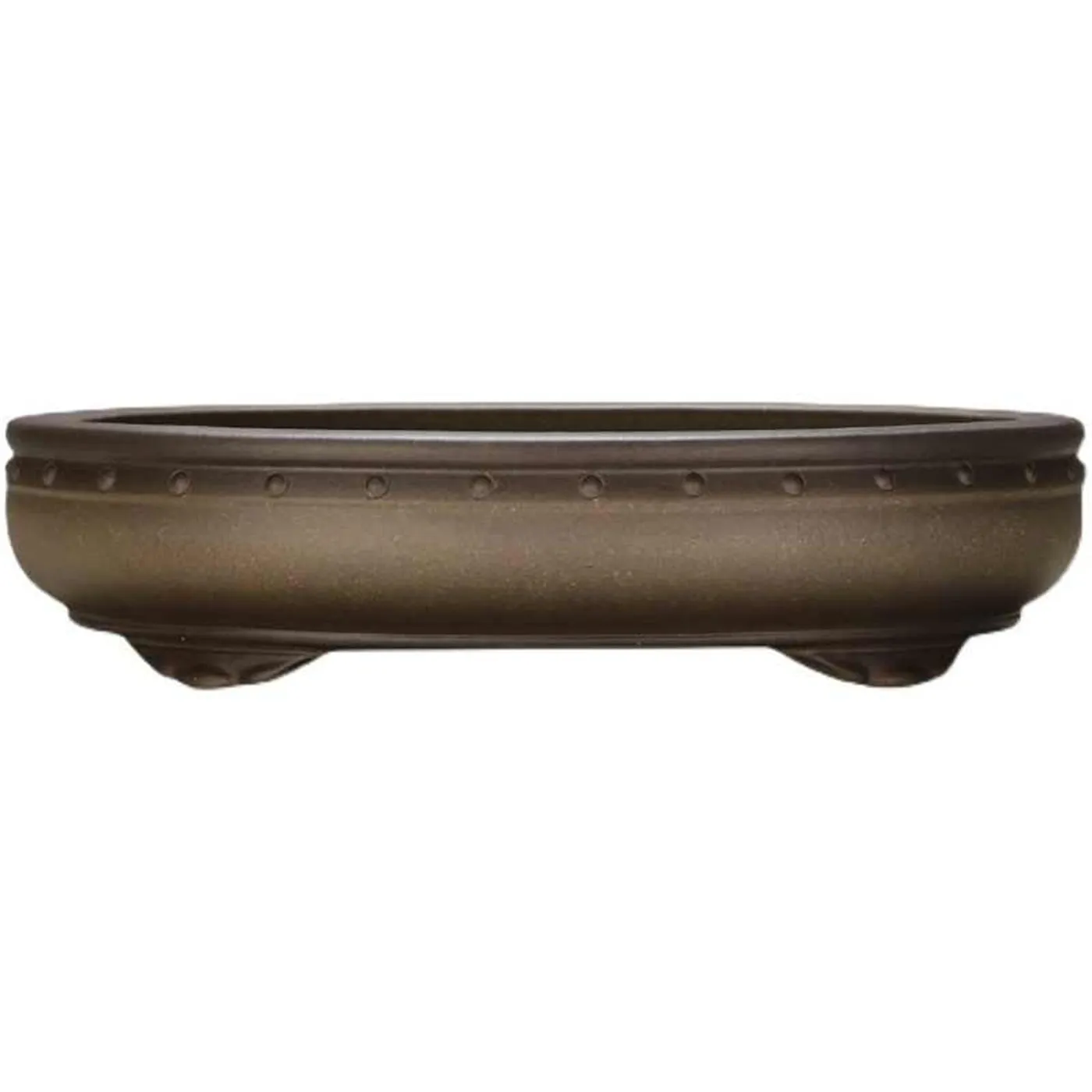 Purple sand oval retro extra-large flowerpot boccaro ware 33.5x27x5x7.9cm