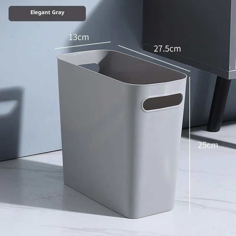 Extra thick PP toilet gap paper basket in six colours for home bathroom storage
