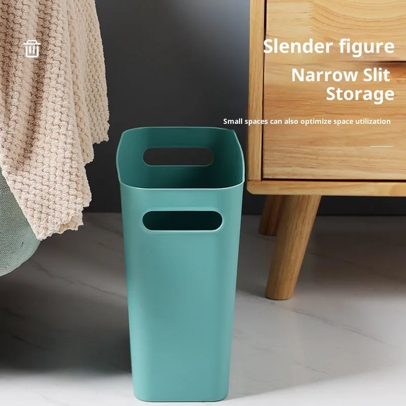 Extra thick PP toilet gap paper basket in six colours for home bathroom storage