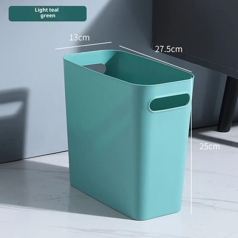Extra thick PP toilet gap paper basket in six colours for home bathroom storage