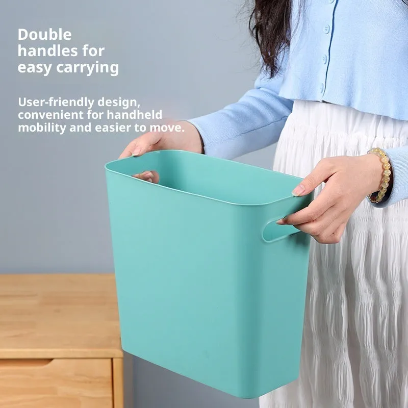 Extra thick PP toilet gap paper basket in six colours for home bathroom storage