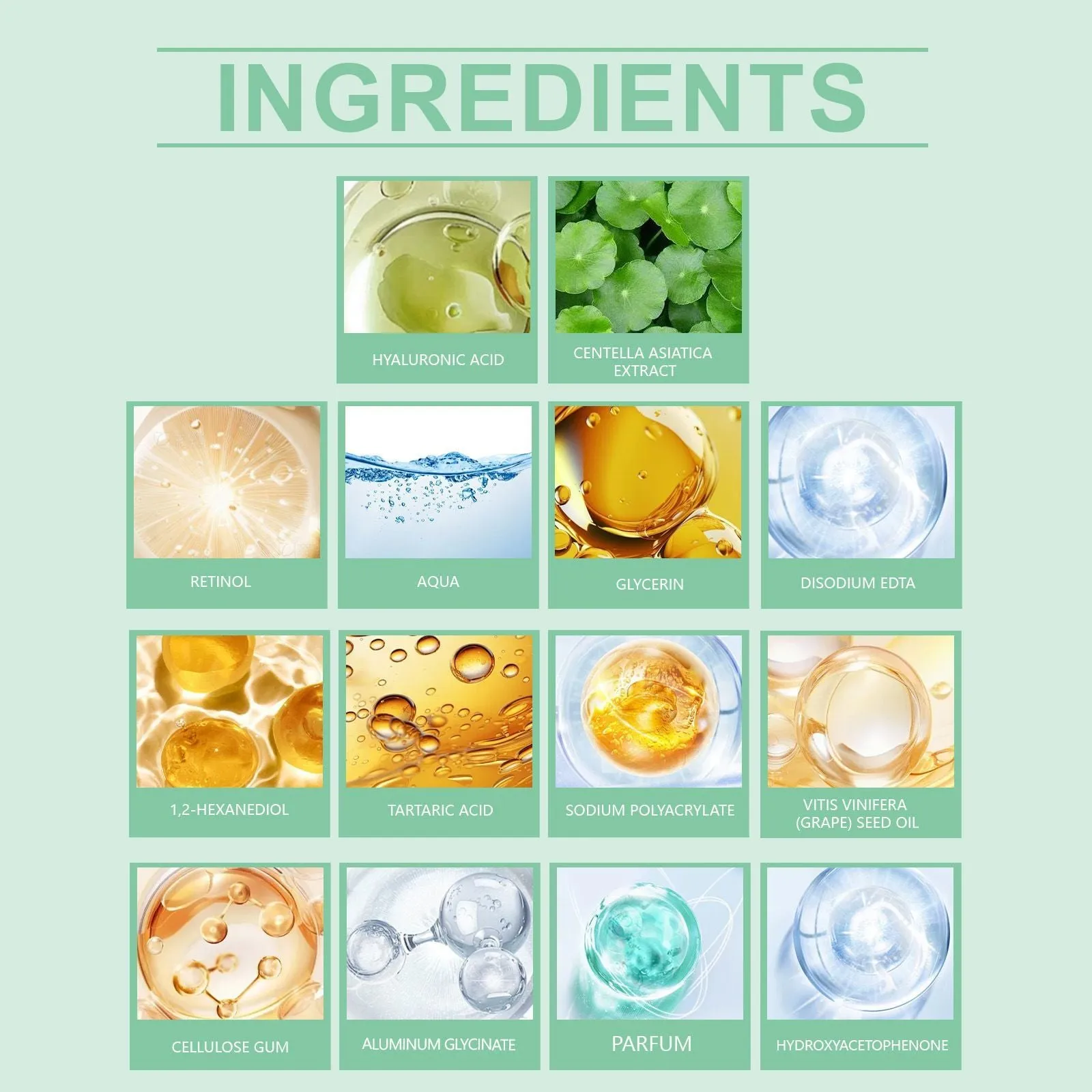 Retinol hydrating facial mask single piece or pack of four.