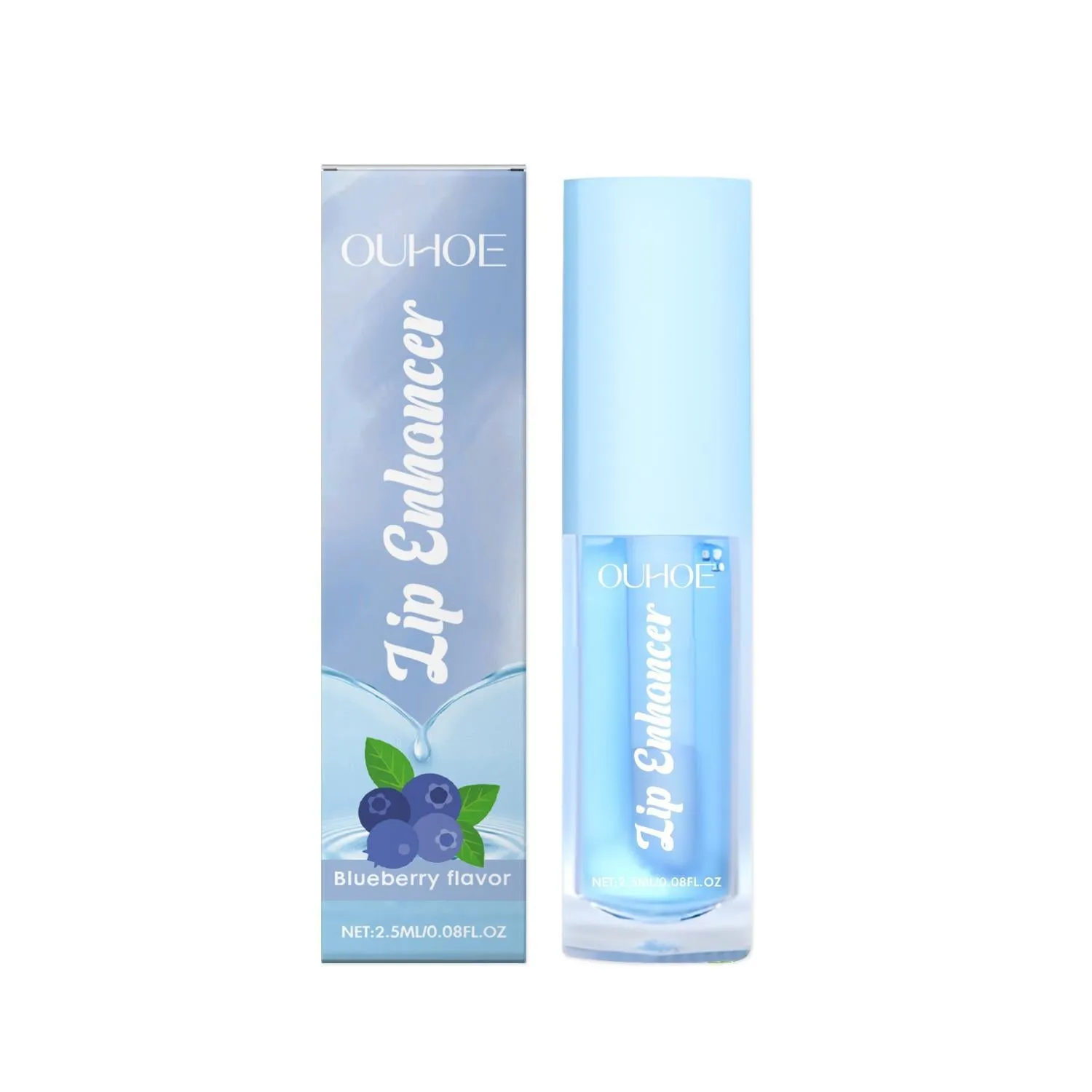 Green Apple moisturising lip oil tube with fruity flavour and natural oils