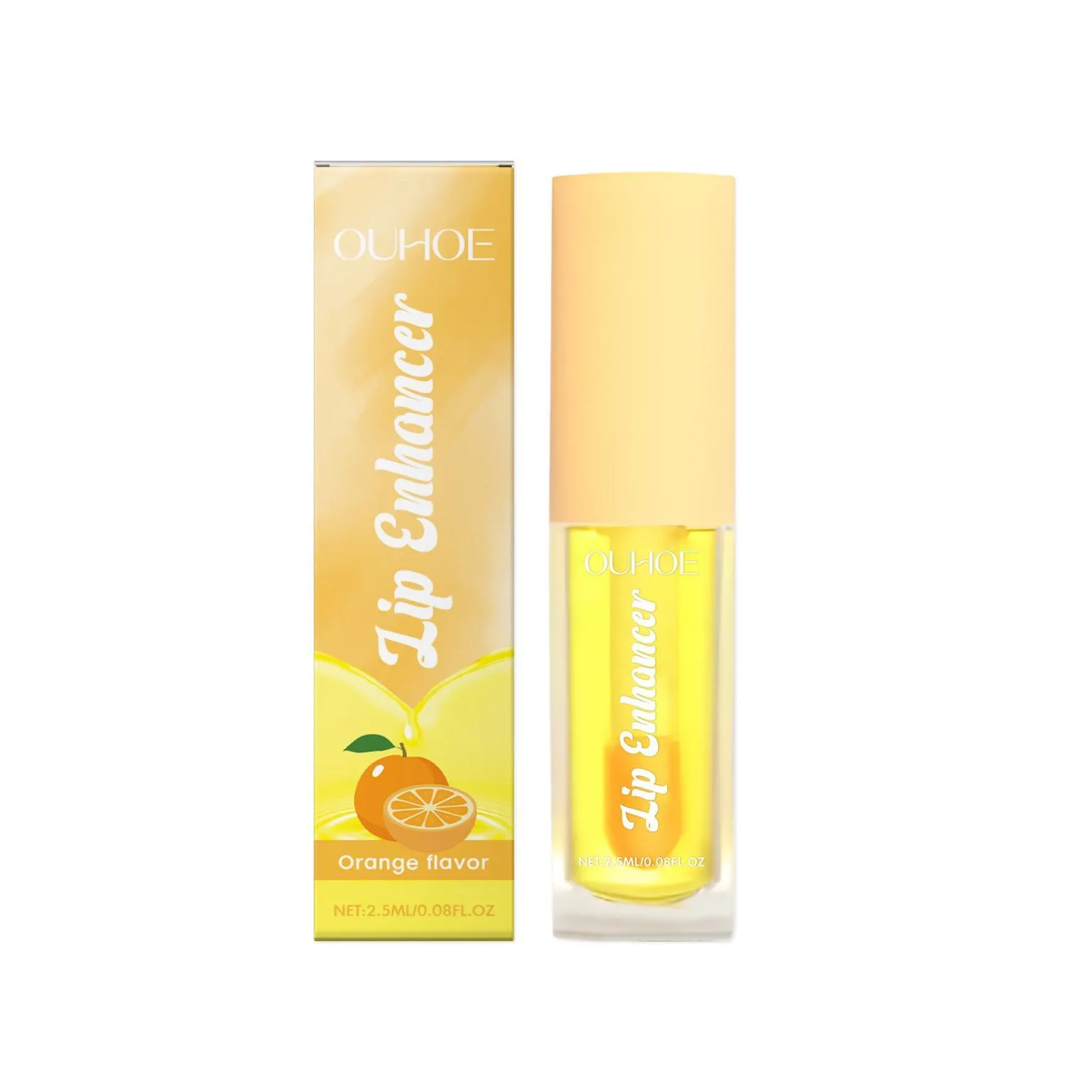 Green Apple moisturising lip oil tube with fruity flavour and natural oils