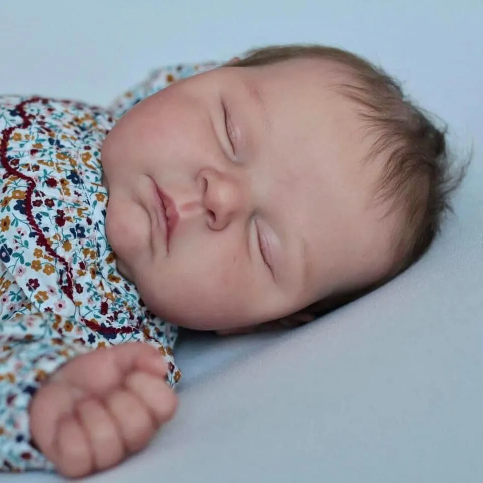 50 cm NPK vinyl simulation baby reborn doll with lifelike appearance for children aged 4-6