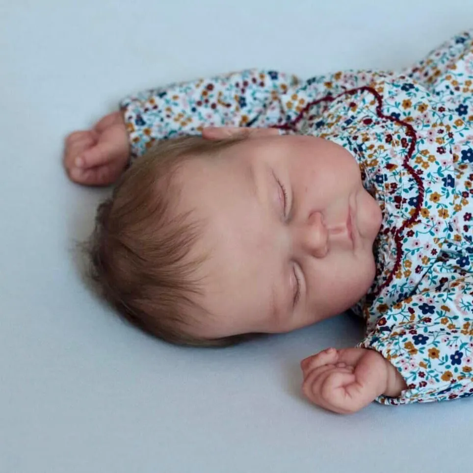 50 cm NPK vinyl simulation baby reborn doll with lifelike appearance for children aged 4-6
