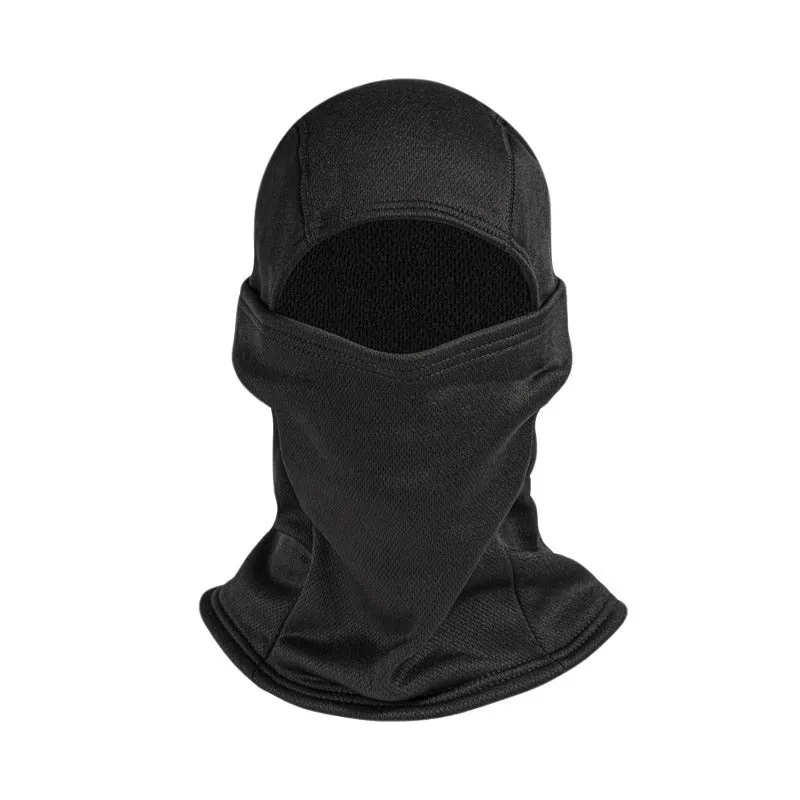 Outdoor camouflage cold-proof fleece cycling ski mask with polar fleece lining in CP Camouflage colour