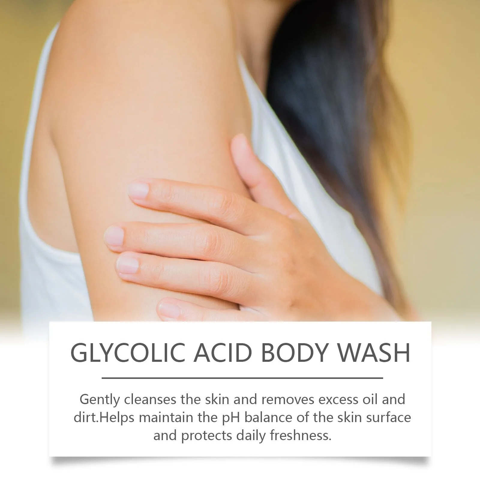 100ml soothing shower gel with glycolic acid, retinol and azelaic acid