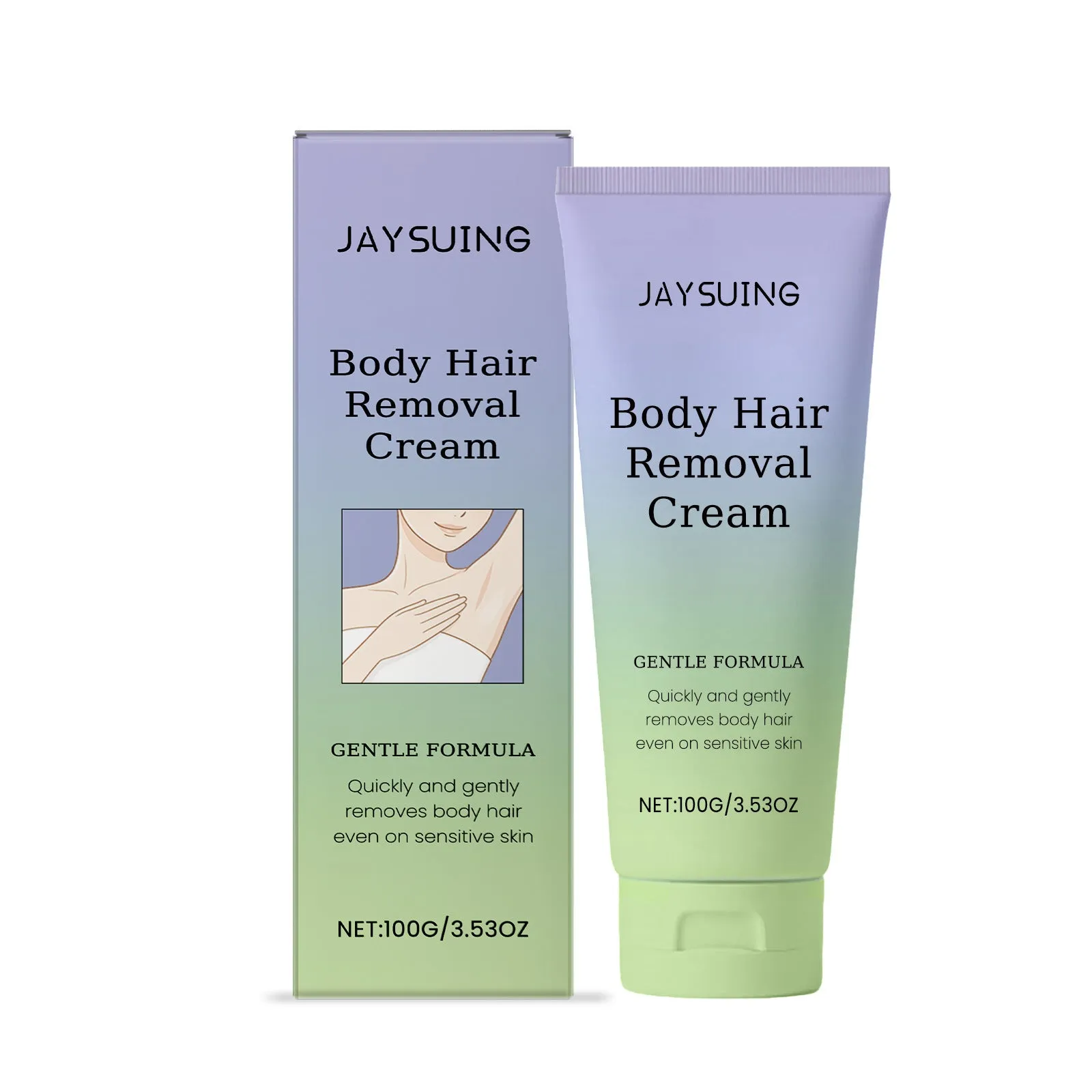 100g tube of moisturising hair removal cream with witch hazel and glycerin.
