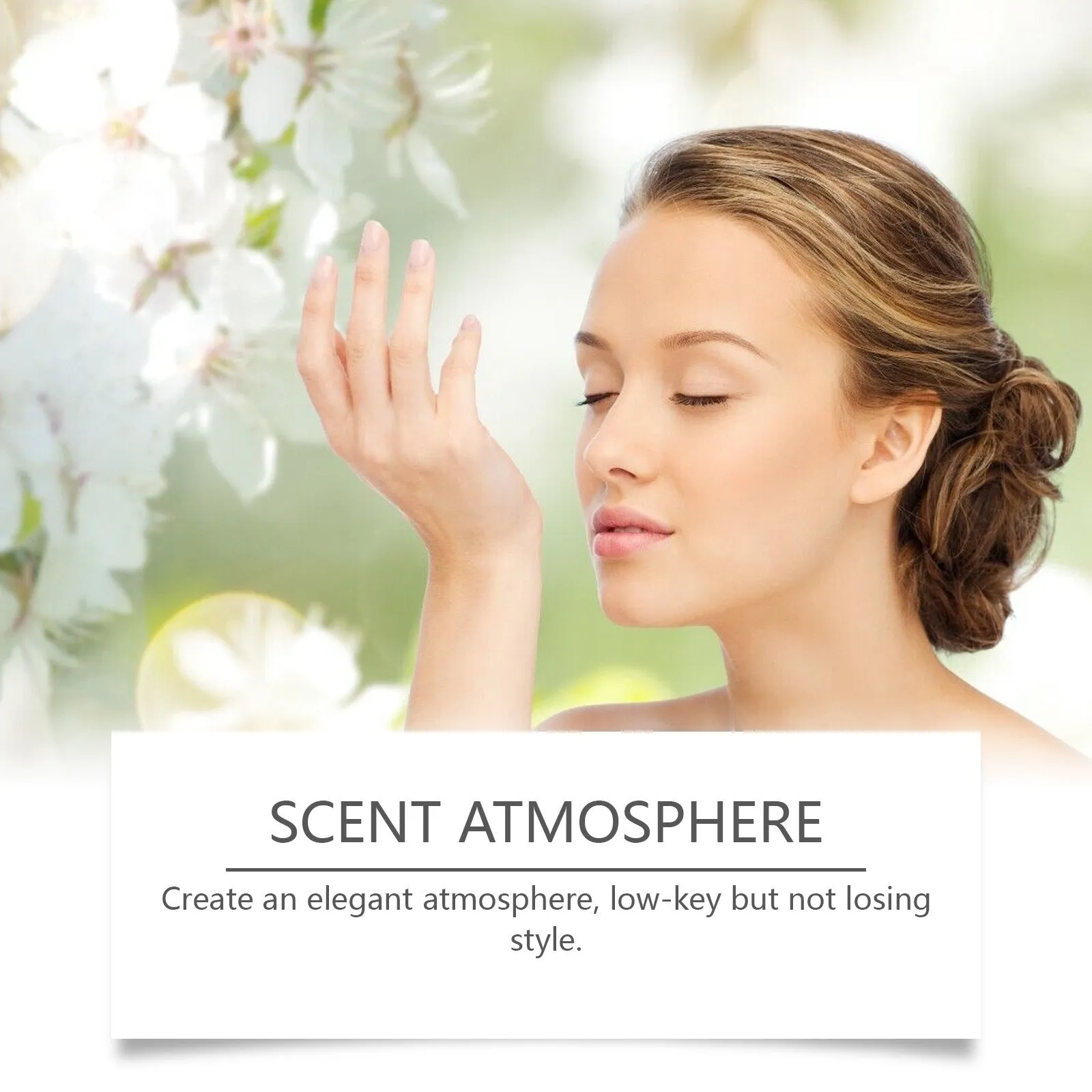 50ml vanilla musk perfume spray bottle with glycerol and botanical extracts