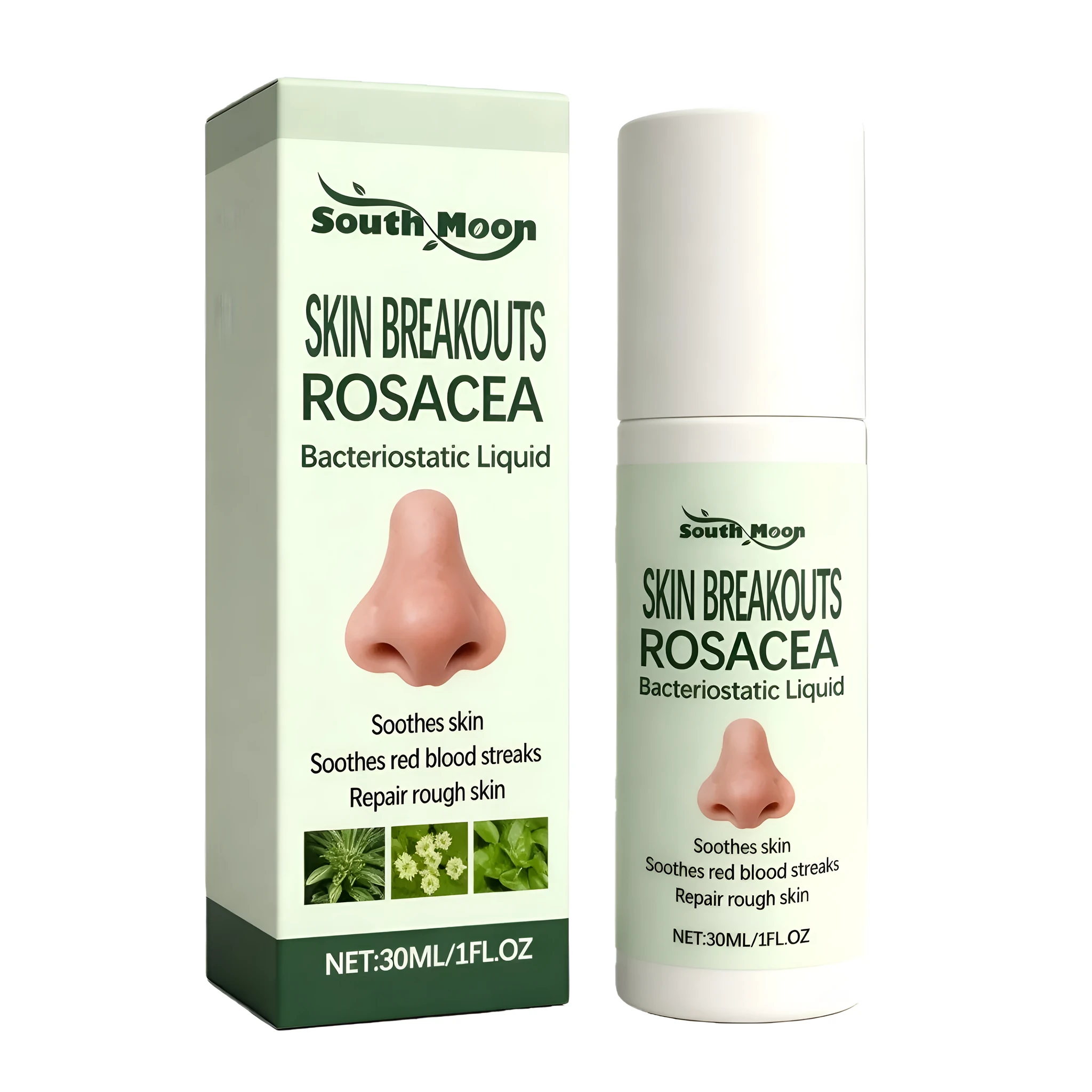 Soft And Soothing Lotion 30ml bottle with aloe vera and basil leaf extracts