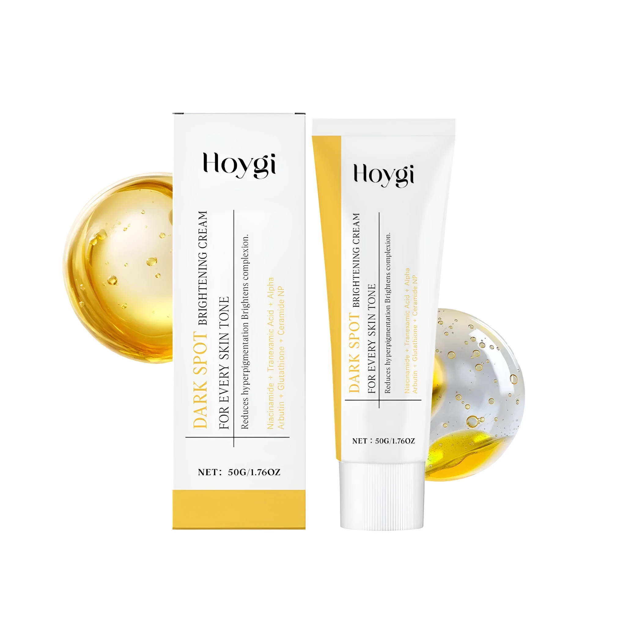 Light Spot Bright White Cream in a 50g pot with nicotinamide and Houttuynia cordata extract