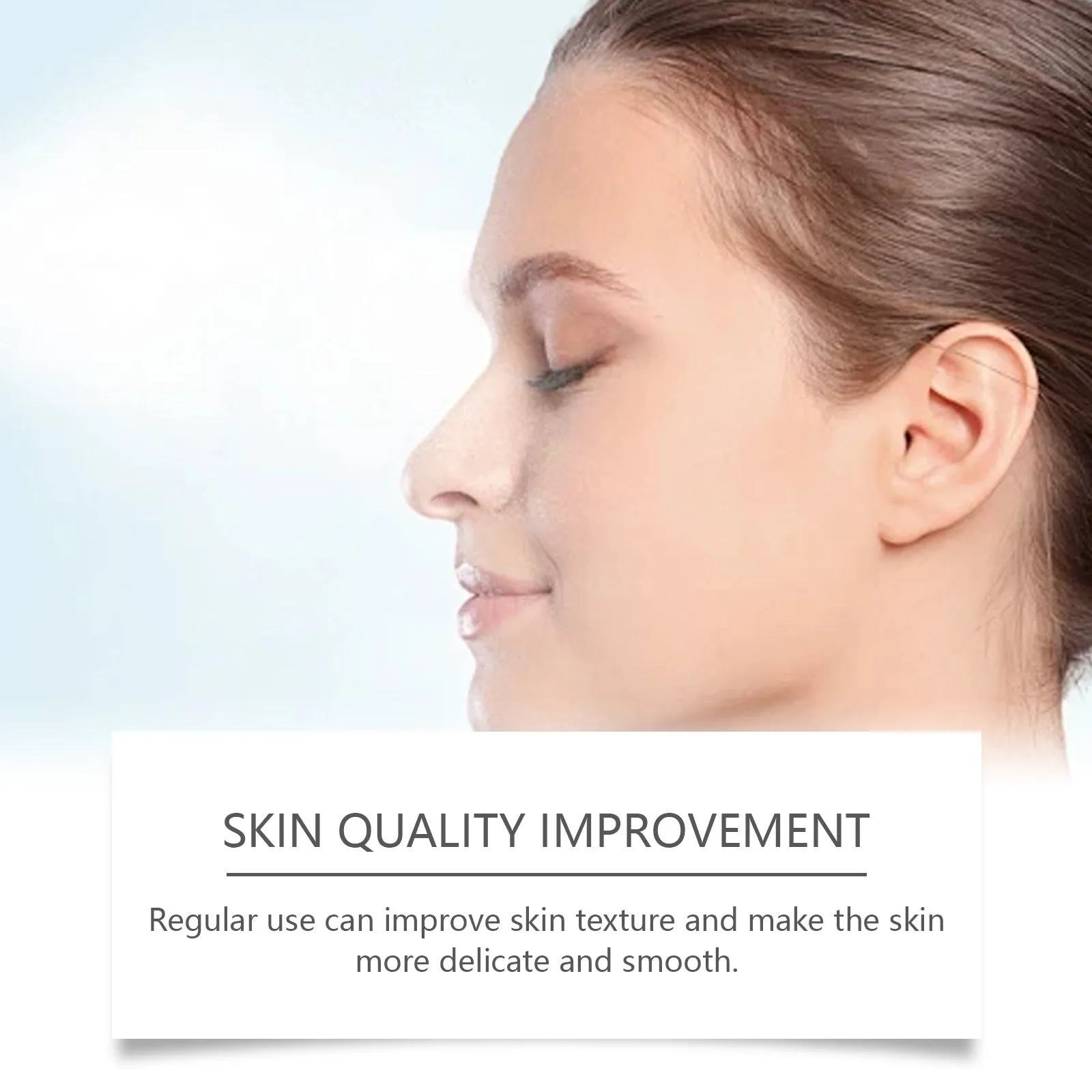 120ml portable hair removal spray bottle with non-irritating formula containing botanical extracts.
