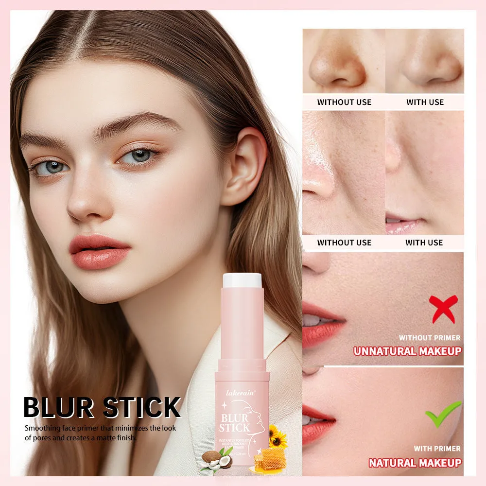 Lakerain Pore Invisible Base Stick Matte in its packaging, a brightening and moisturising makeup stick.