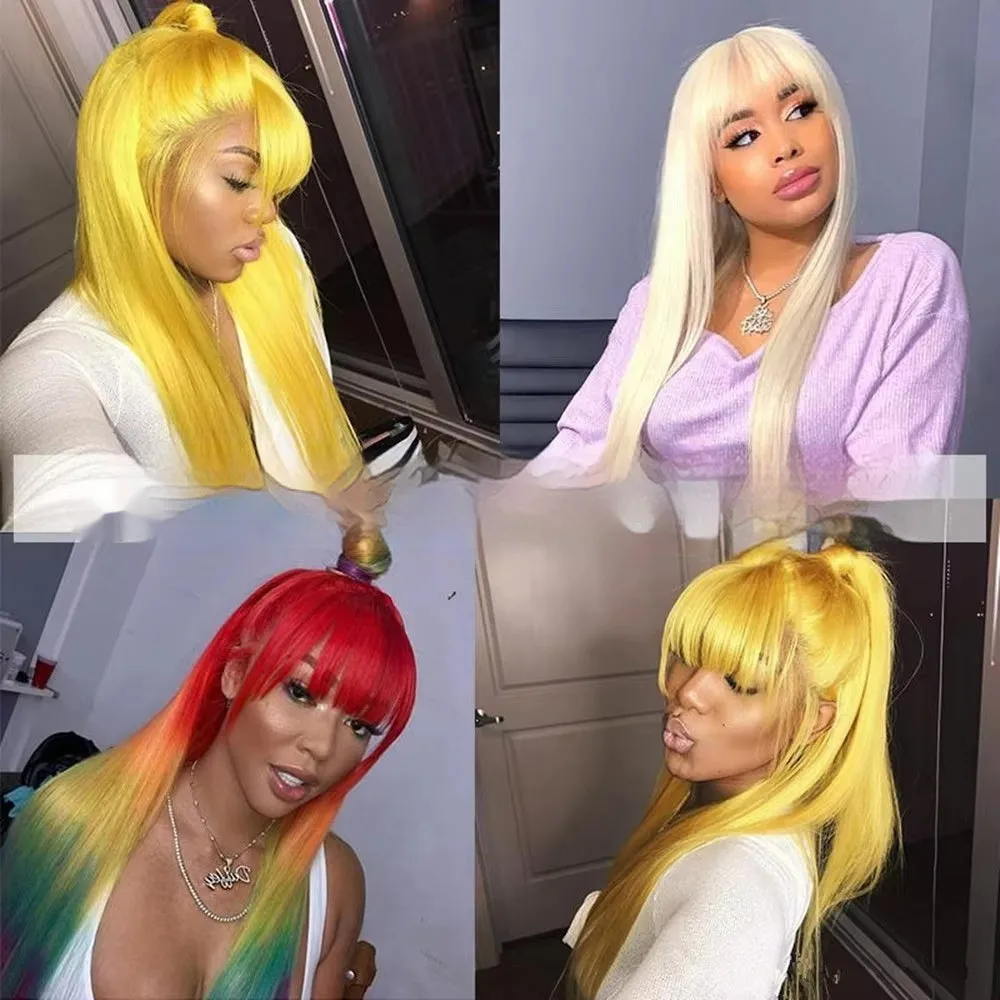 Full mechanism human hair wig for women available in lengths 12 to 32 inches and two densities