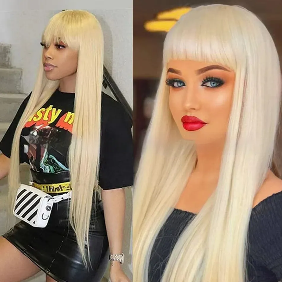 Full mechanism human hair wig for women available in lengths 12 to 32 inches and two densities