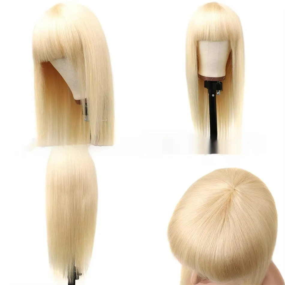 Full mechanism human hair wig for women available in lengths 12 to 32 inches and two densities