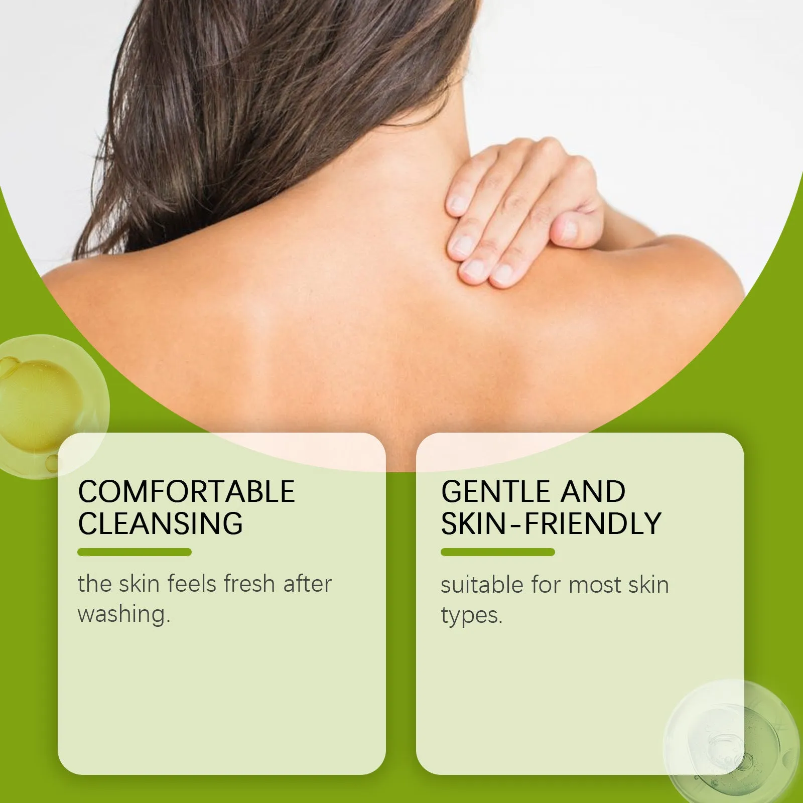 Tea tree oil skin relief soap 100g bar with natural ingredients in simple packaging