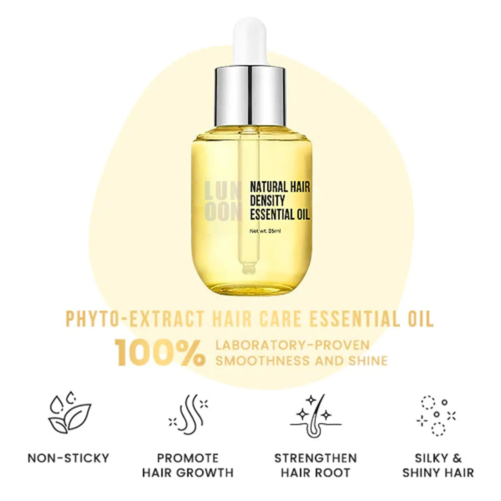 35ml hair care essential oil bottle for damaged hair repair and root strengthening