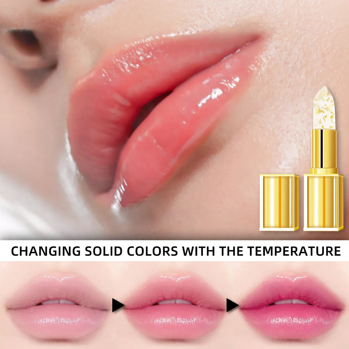 Temperature sense lip balm YB1001 colour-changing anti-smudge moisturising lipstick