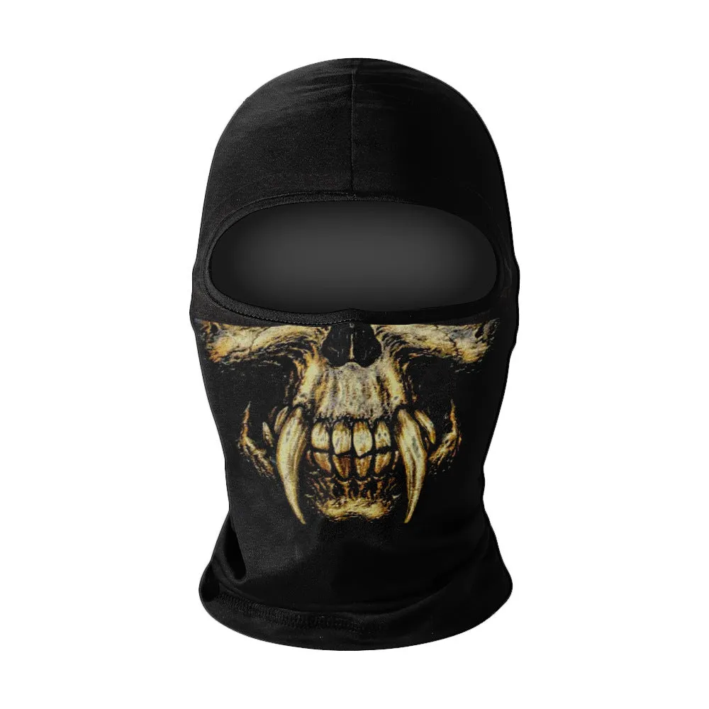 Summer breathable full face sun protection headgear in ice silk fabric, polyester, average size, available in multiple colours