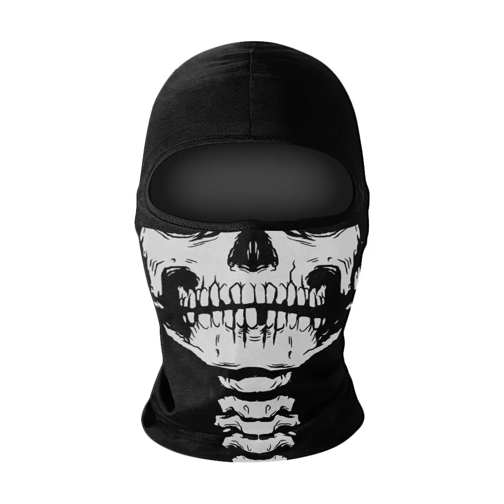 Summer breathable full face sun protection headgear in ice silk fabric, polyester, average size, available in multiple colours