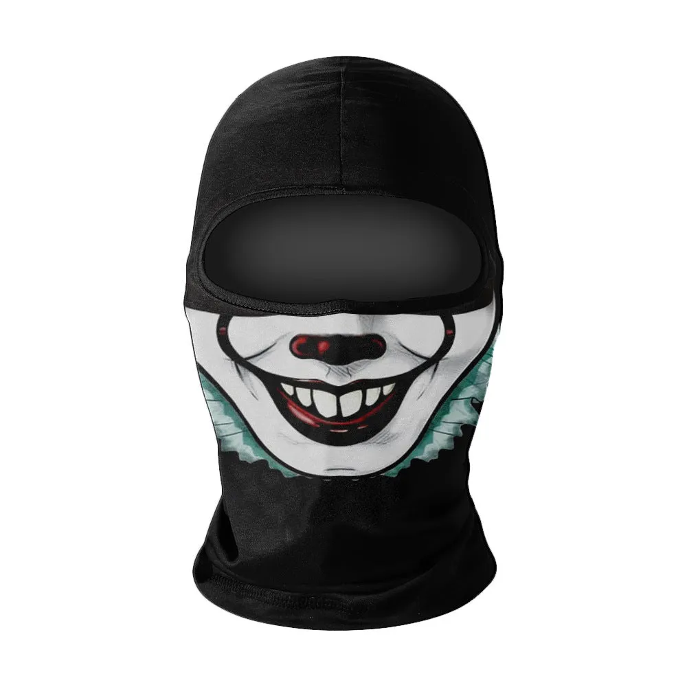 Summer breathable full face sun protection headgear in ice silk fabric, polyester, average size, available in multiple colours