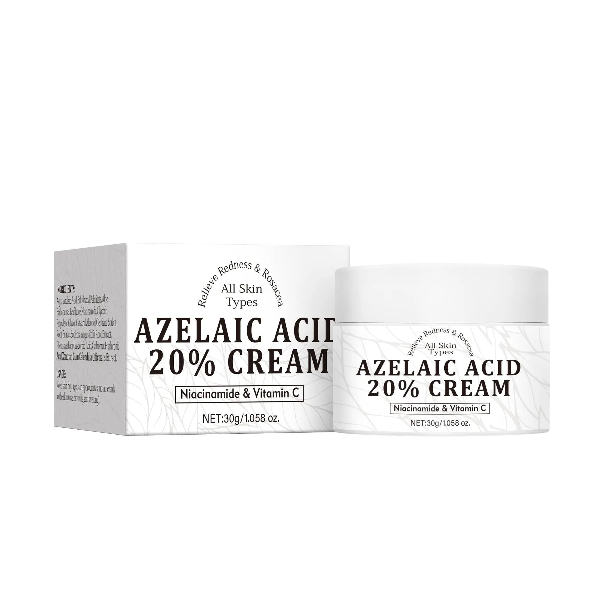 Moisturising cream 30g in tube or pot for daily gentle skin care FP-B083