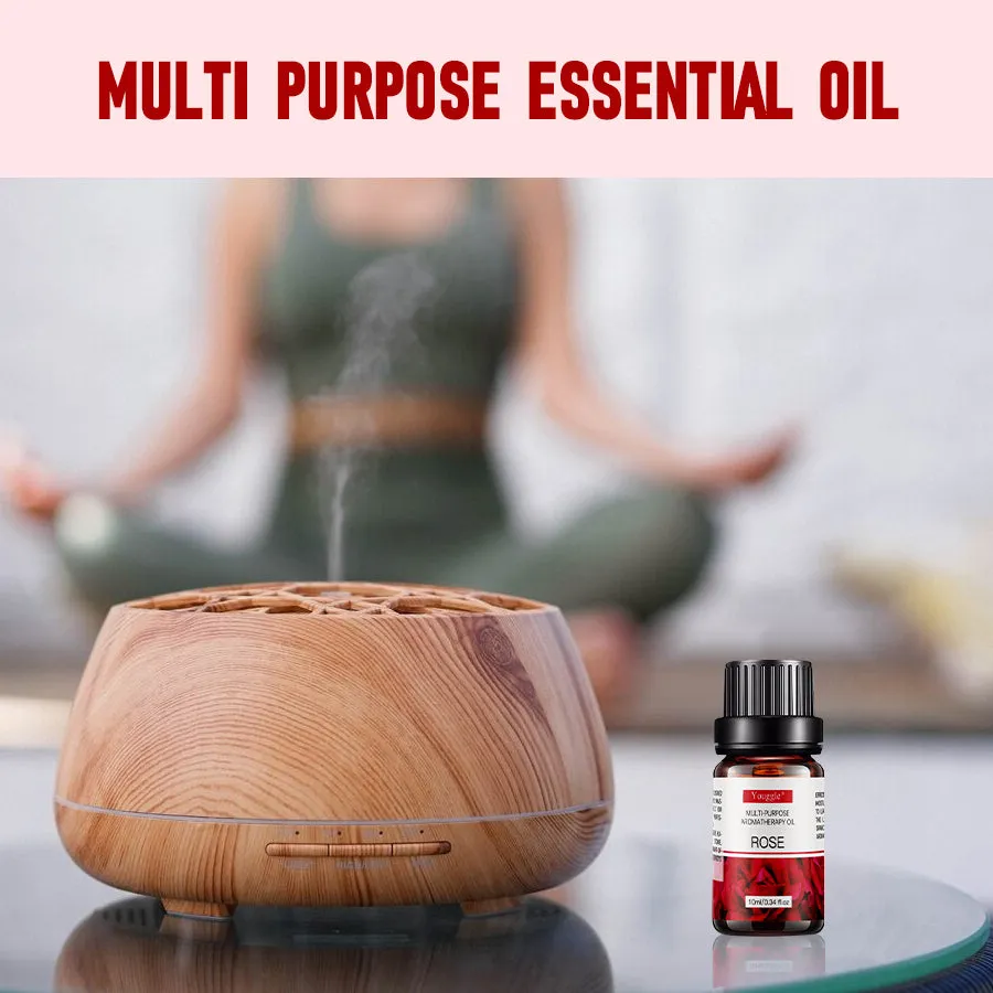 10ml lavender essential oil in a glass bottle with dropper cap, water-soluble for humidifiers