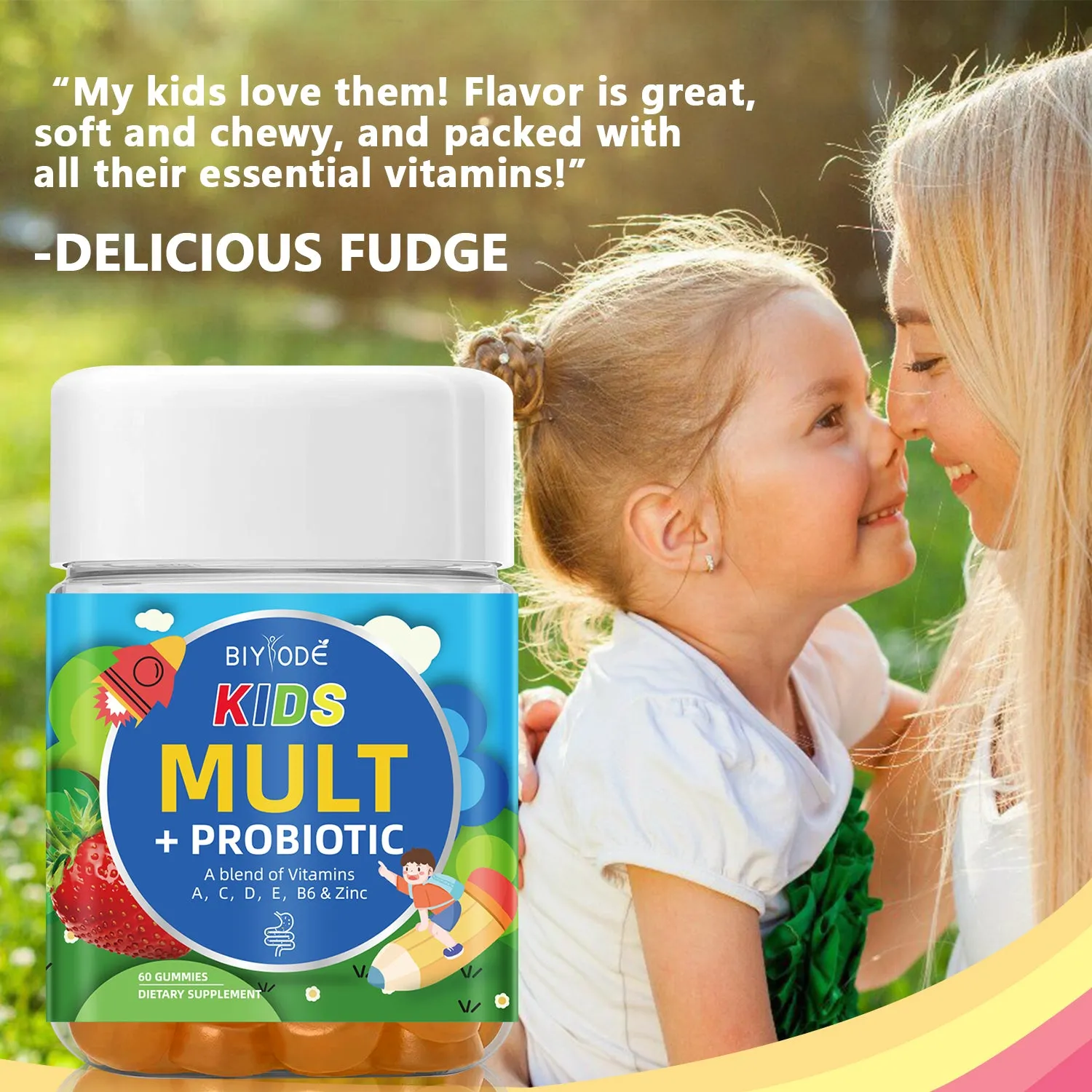 Bottle of private label vegan glucosamine gummies with 60 count for joint support