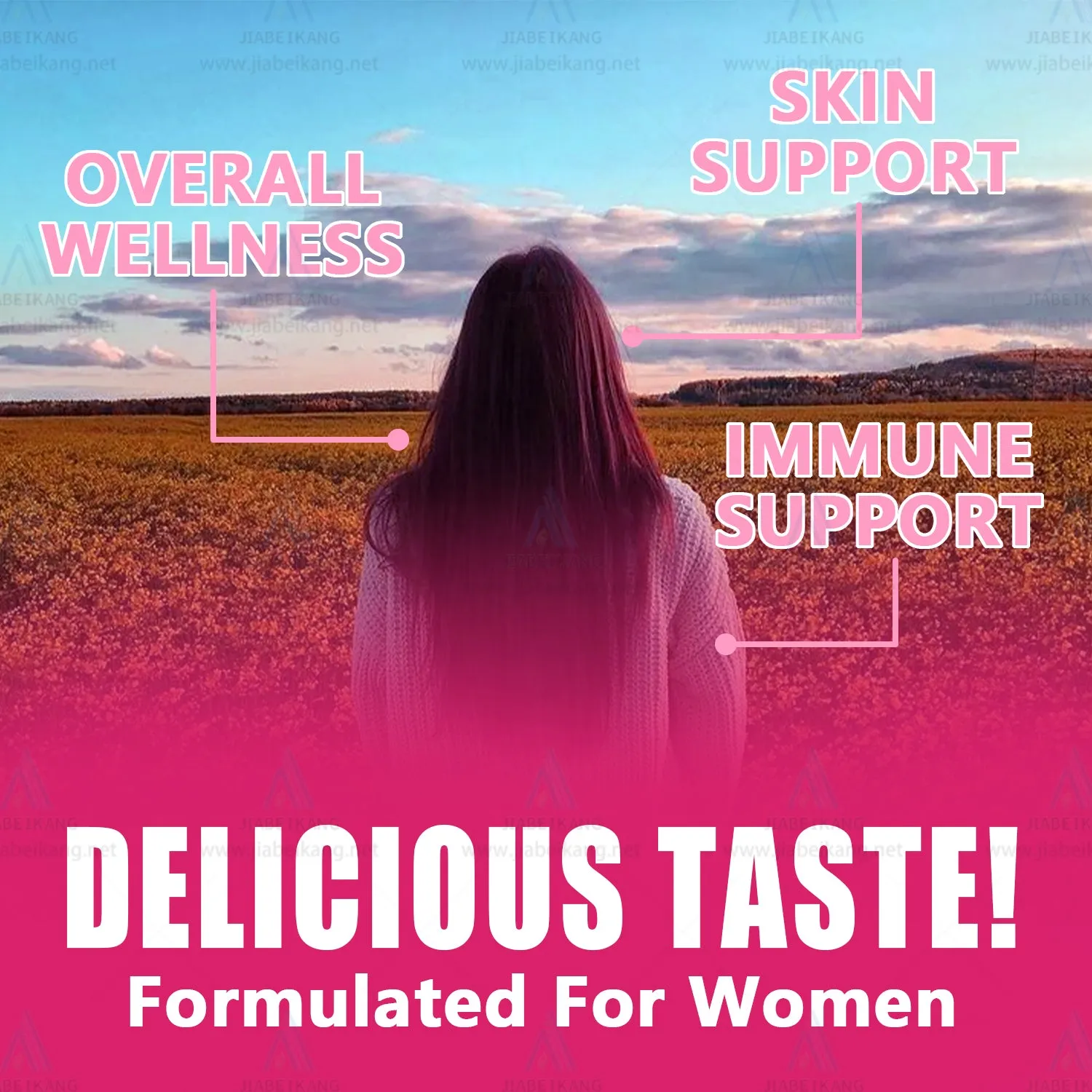 Biyode Women Multi Vitamin Supplement Gummies bottle with 60 gummies