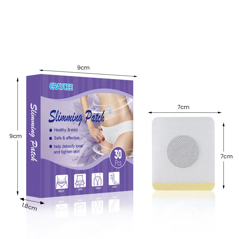 Body shaping navel health patch 30 patches herbal aroma for abdominal care, picture colour