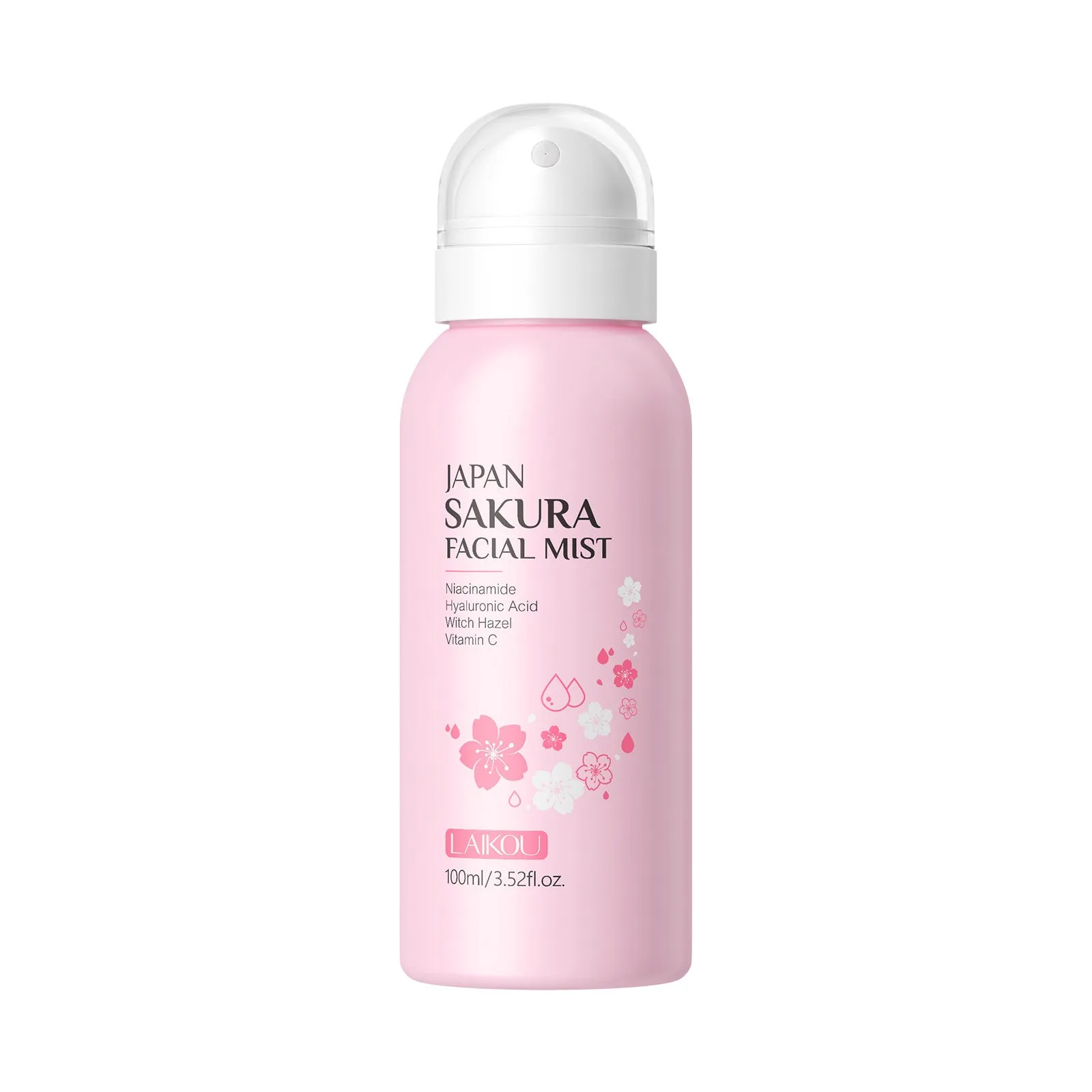 Lecoul Cherry Blossom Spray Wet Compress Lotion 100ml bottle with spray nozzle