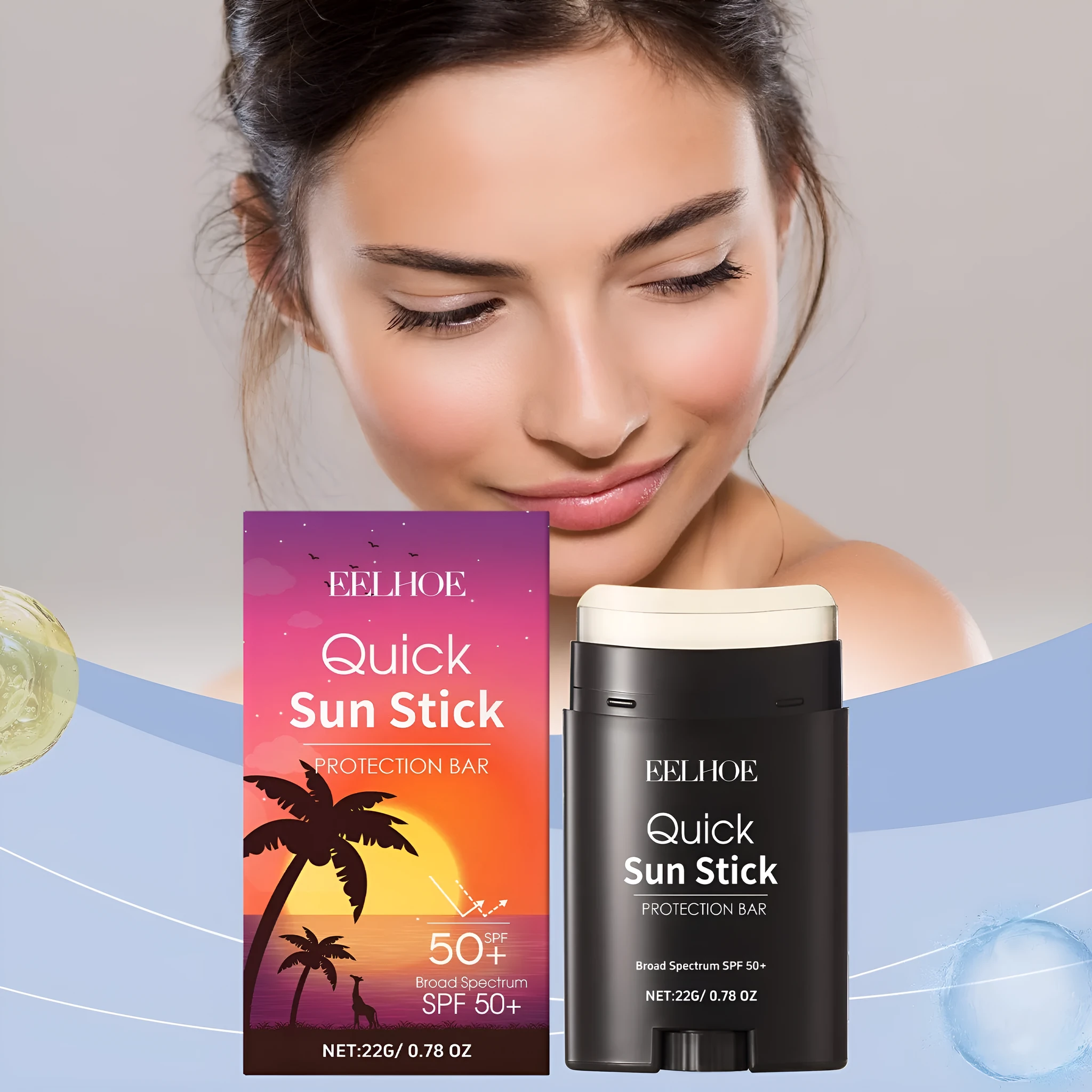 Centella Asiatica Protective Rod portable skin care stick 22g herbal fragrance