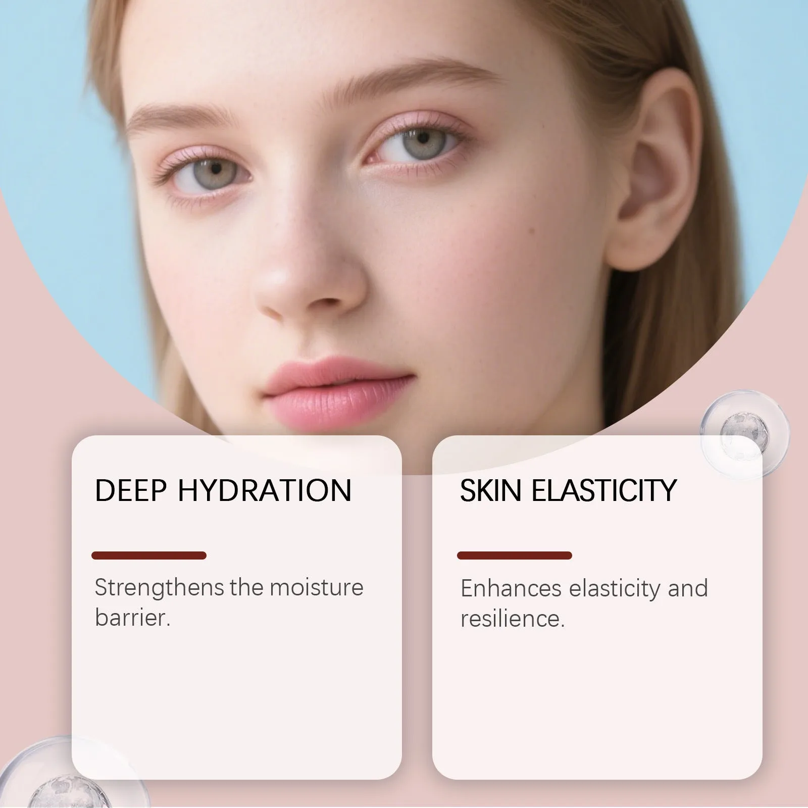 Multi-effect moisturizing cream stick 9g with vitamin C and collagen in a white twist-up tube