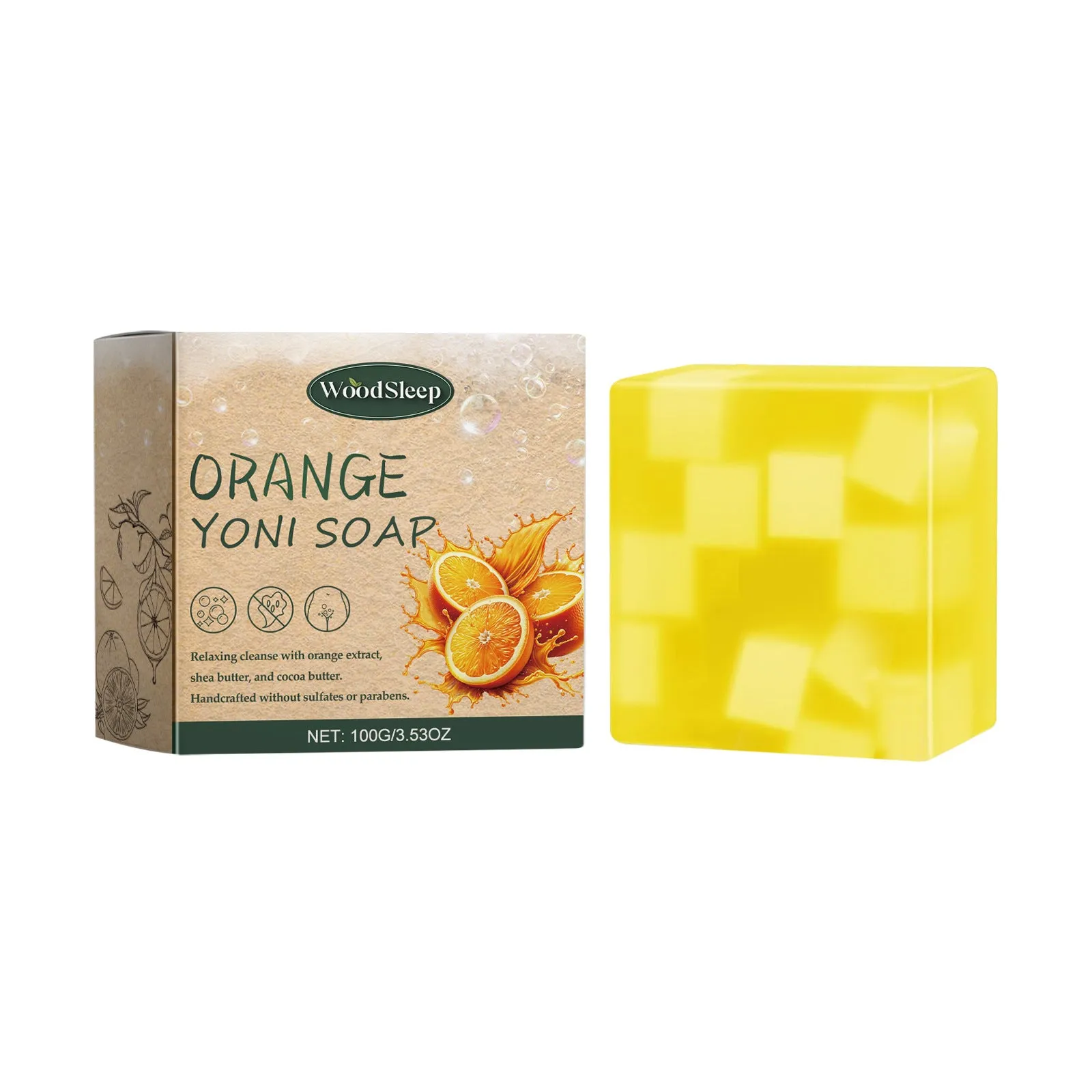 Gentle deep cleansing shower soap bar in lavender flavour, suitable for universal skin type, individually wrapped